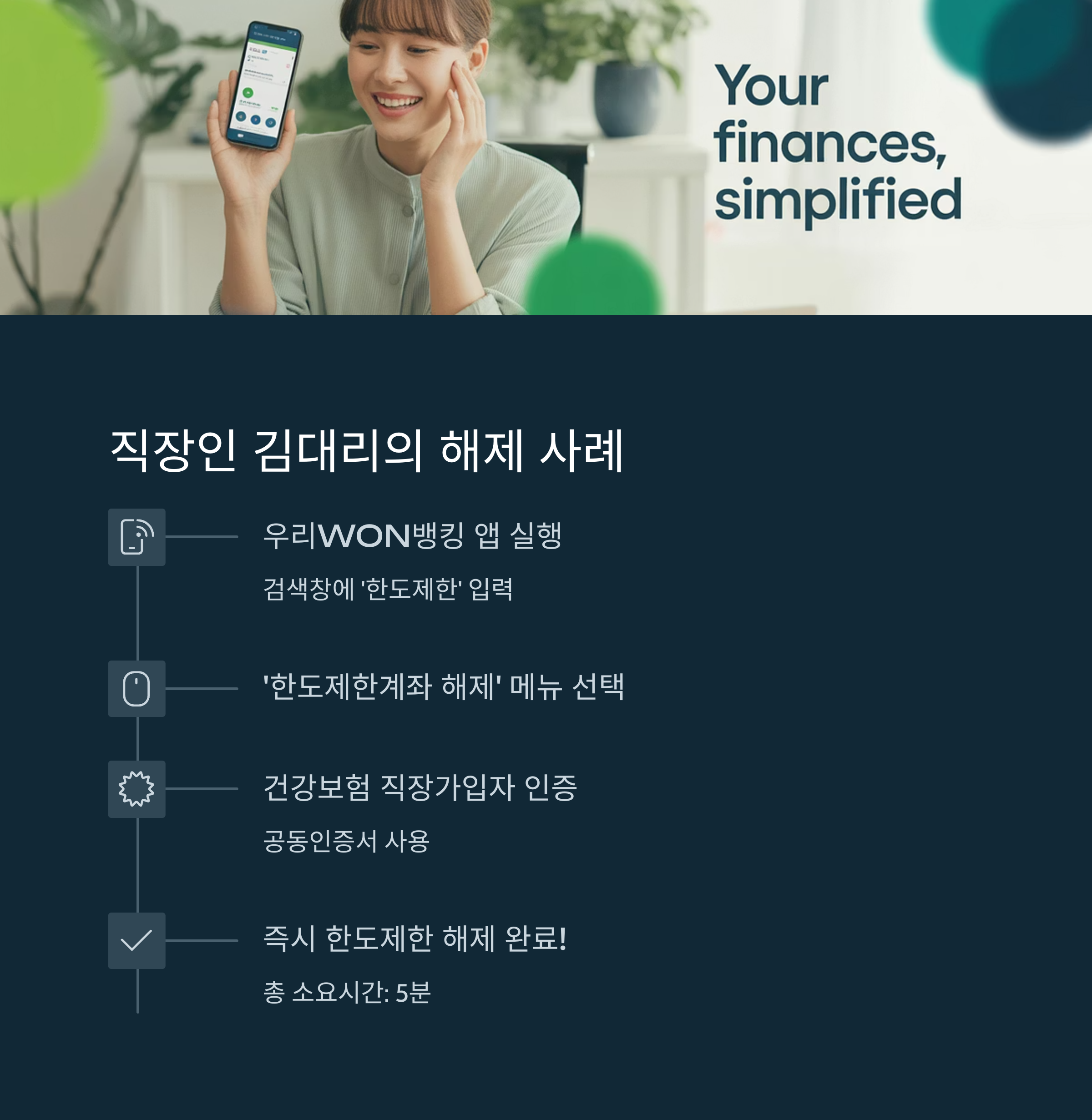 우리은행 한도제한계좌 해제