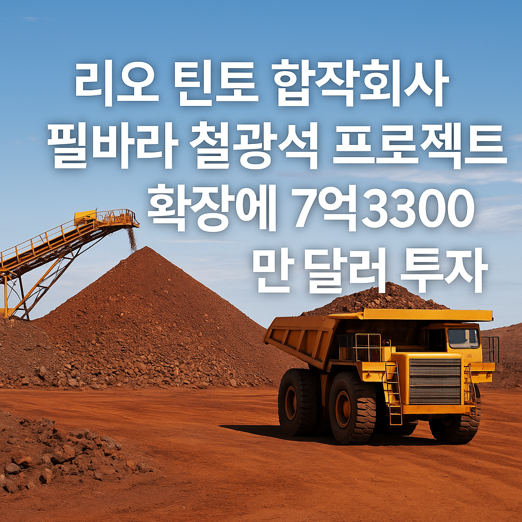 리오틴토 필바라 철광석 투자