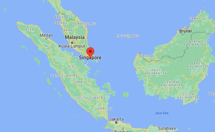 싱가포르 지도