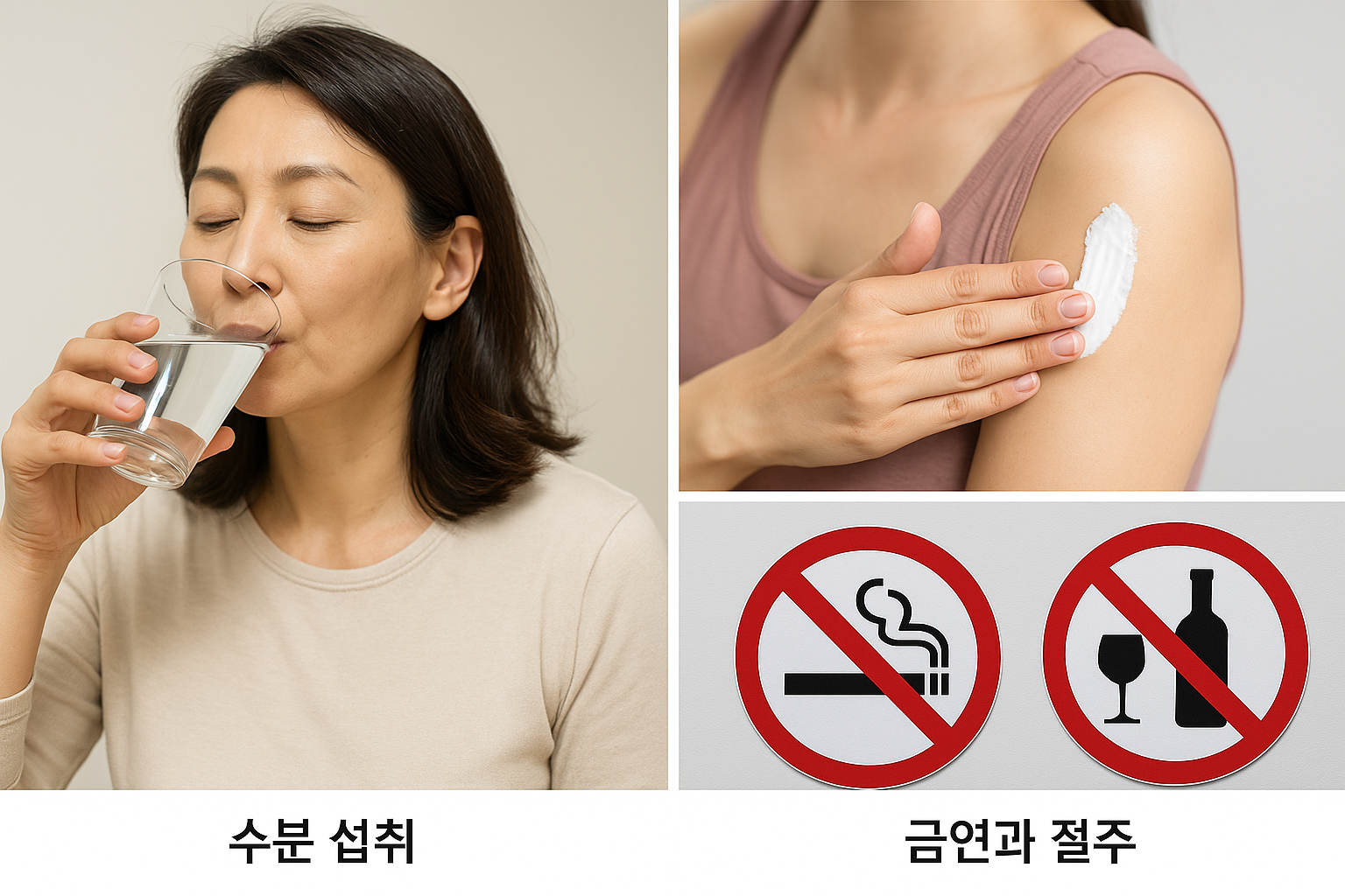 갱년기 피부노화 예방과 관리법