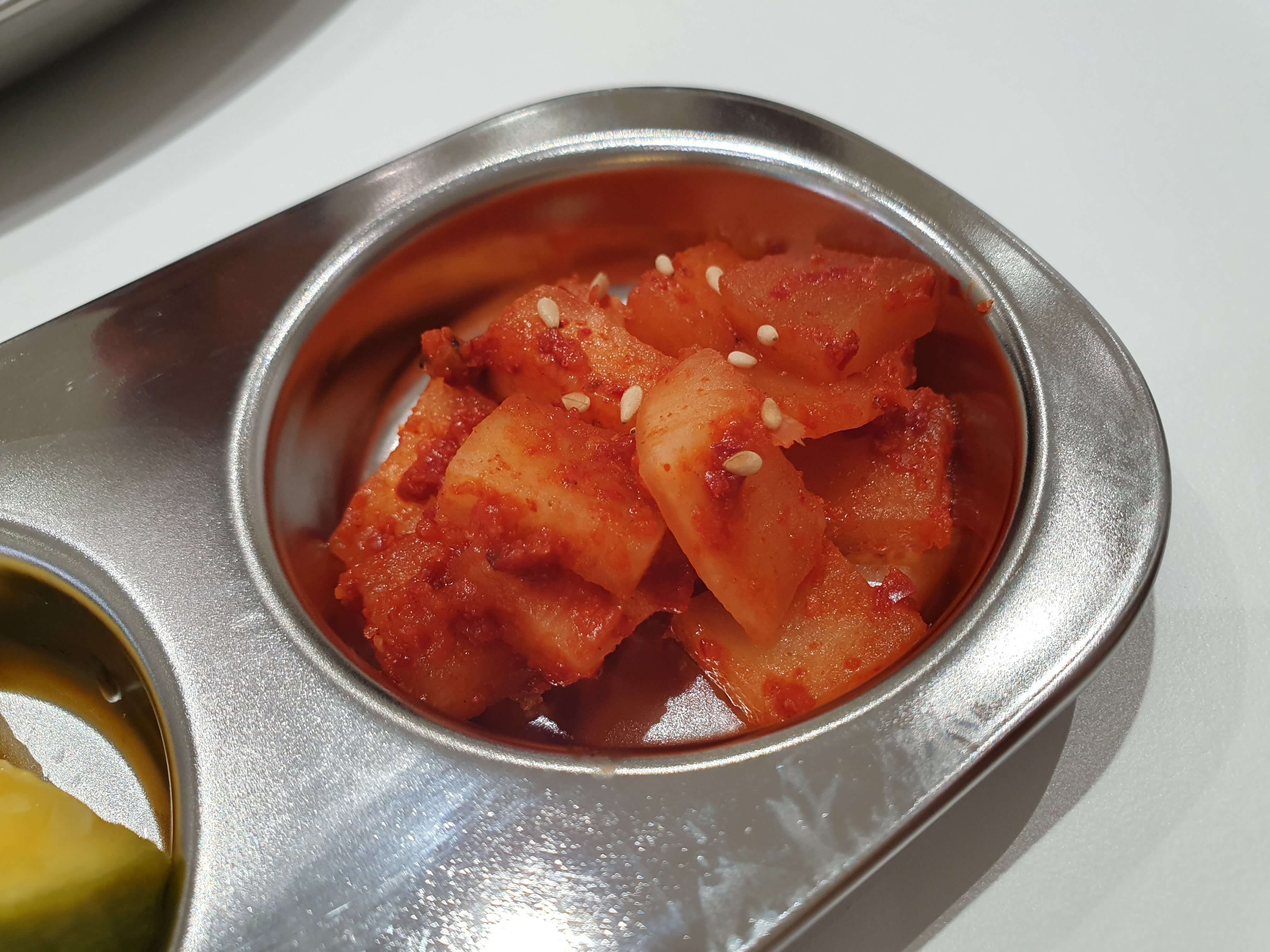맛이 좋은 깍두기