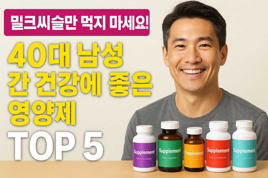 40대 남성, 밀크씨슬