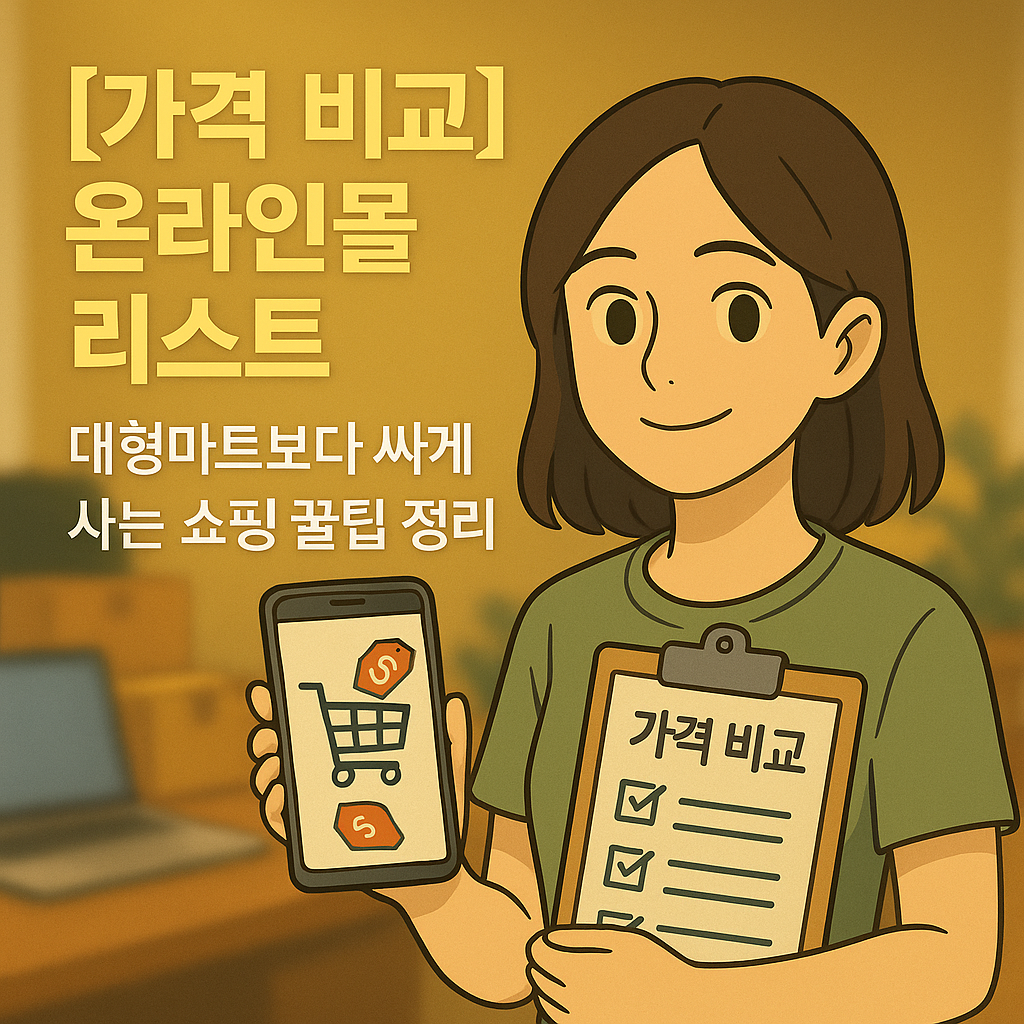 [가격 비교] 온라인몰 리스트 ｜ 대형마트보다 싸게 사는 쇼핑 꿀팁 정리