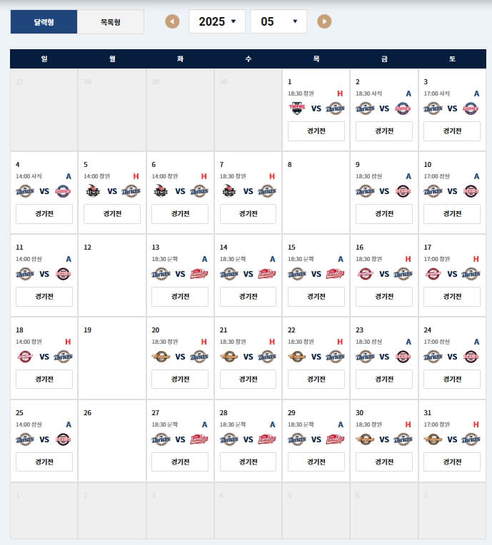 2025 KBO 프로야구 NC 다이노스