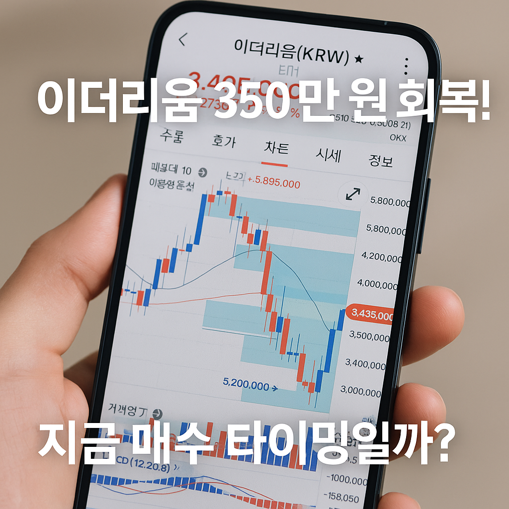 이더리움 350만 원 회복