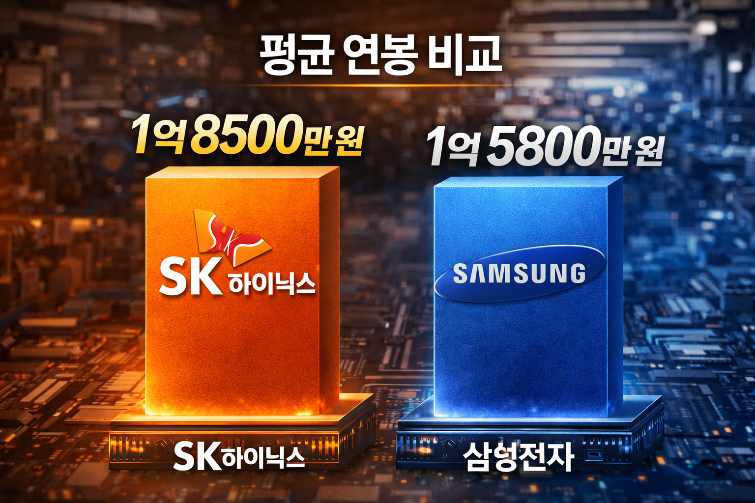 평균 연봉 비교