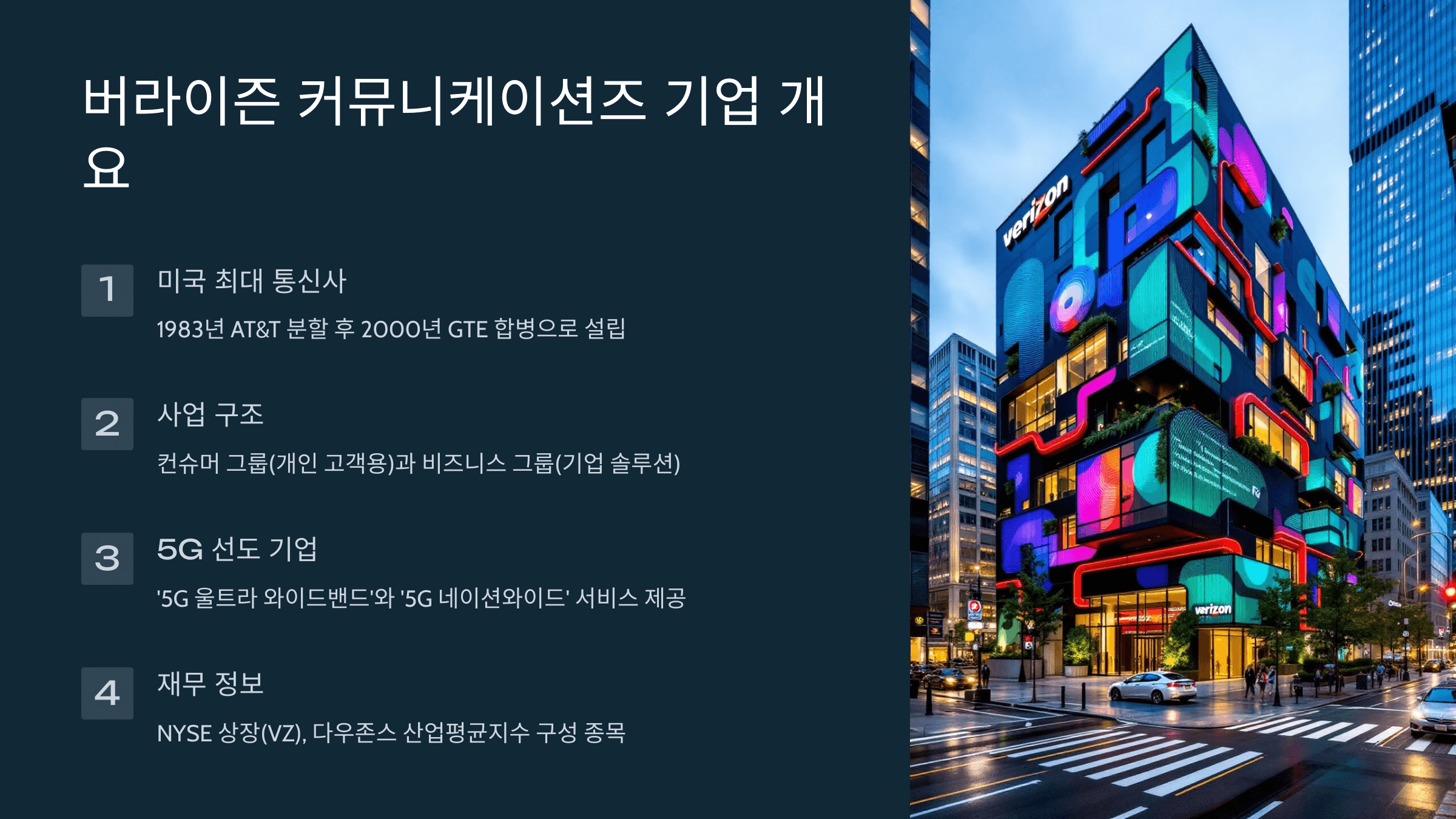 버라이즌 기업소개