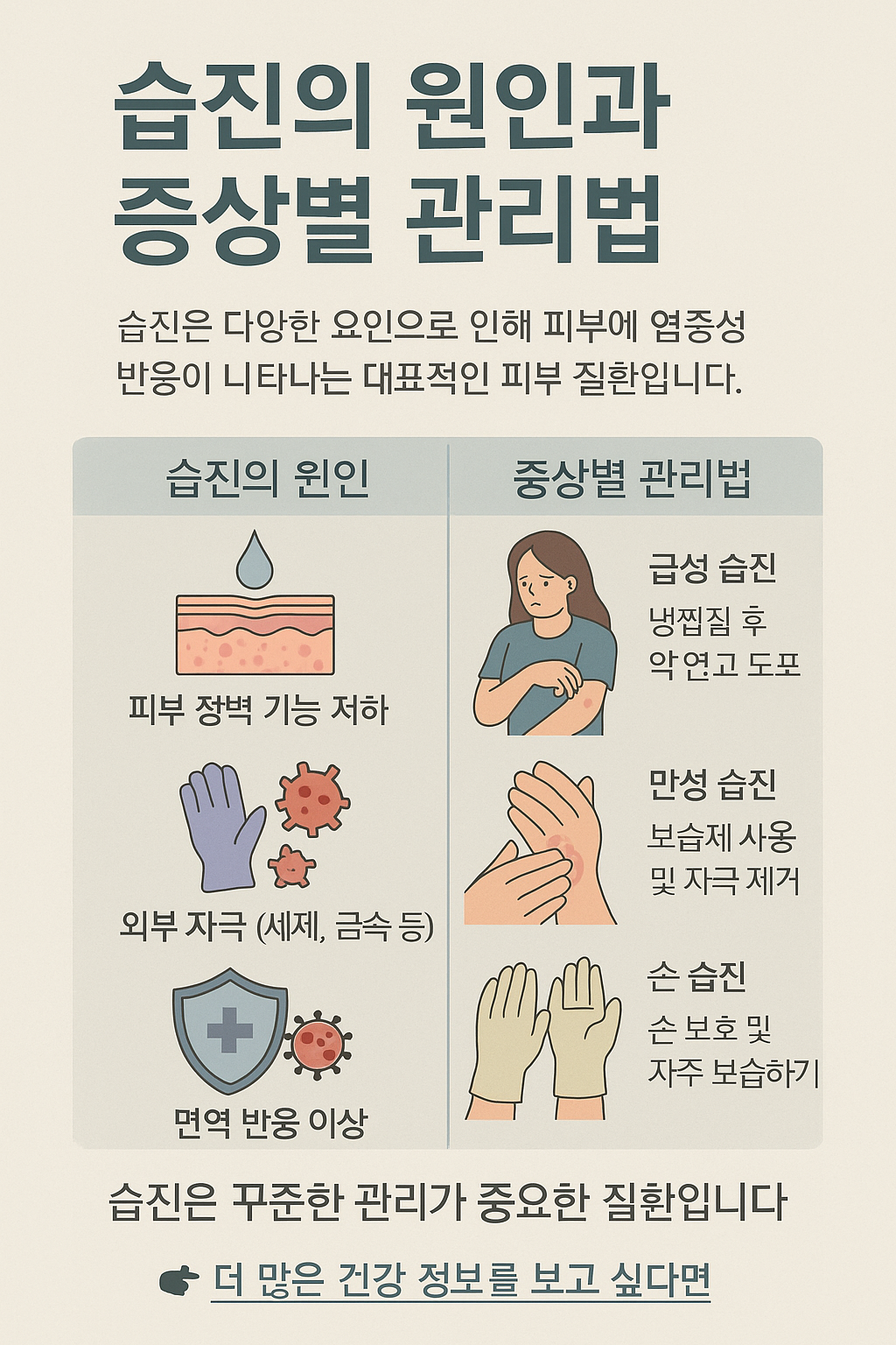 습진의 원인과 증상별 관리법 사진