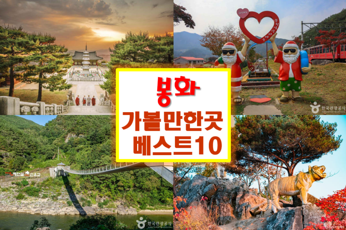 봉화 가볼만한곳 베스트10