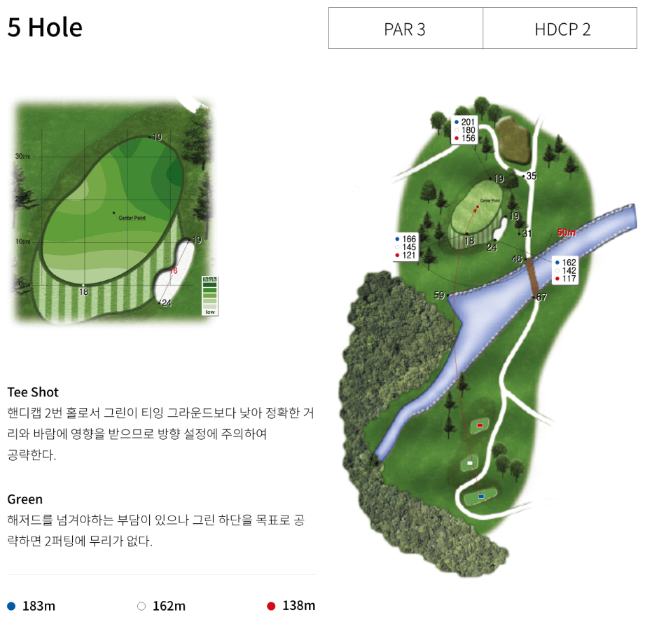 리더스 컨트리클럽 힐코스 5
