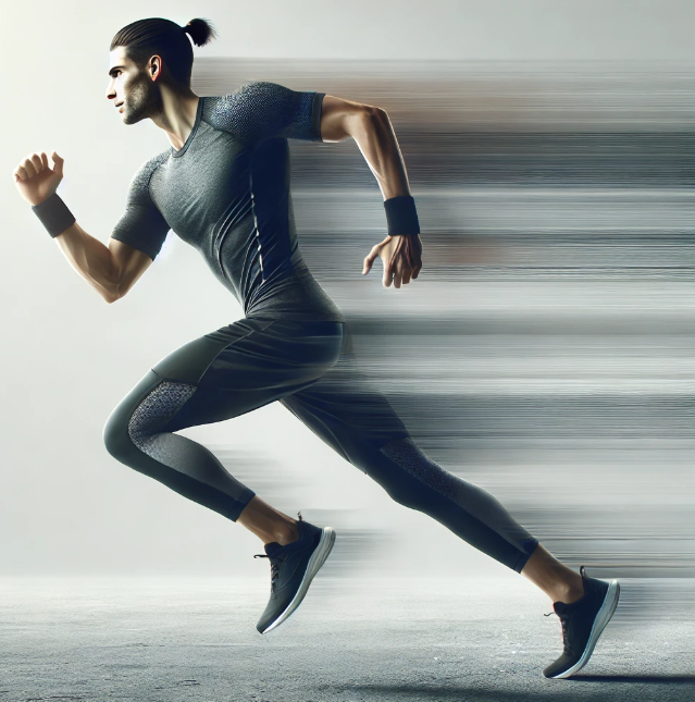 달리고 있는 남성