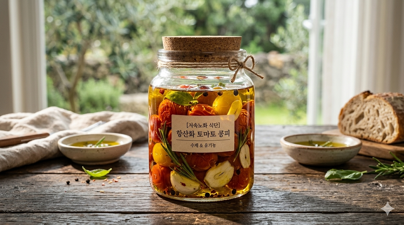 '토마토 콩피'