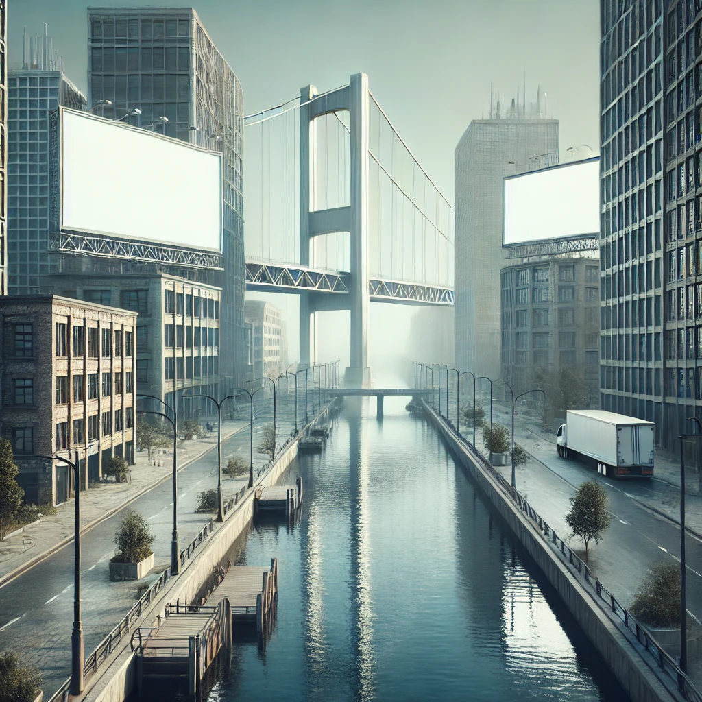 인류가 사라진 직후 문명의 모습, 관리되지 않은 수자원이 인간 구조물의 지하로 침투한다.