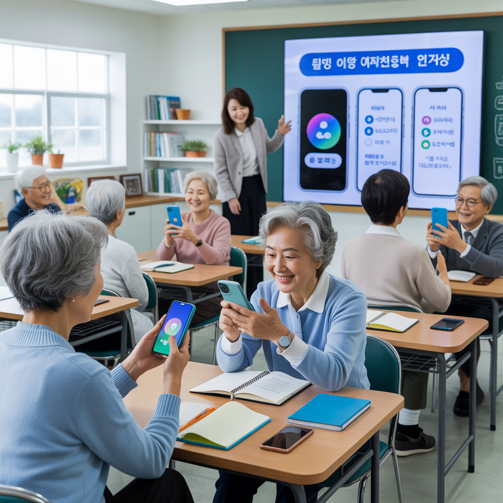 어르신도 AI 시대에 당당하게! 2025 고령자 스마트폰 교육 완전 정복
