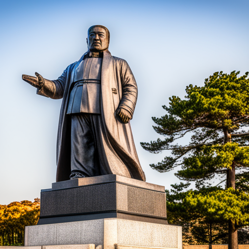 광주 정율성 흉상