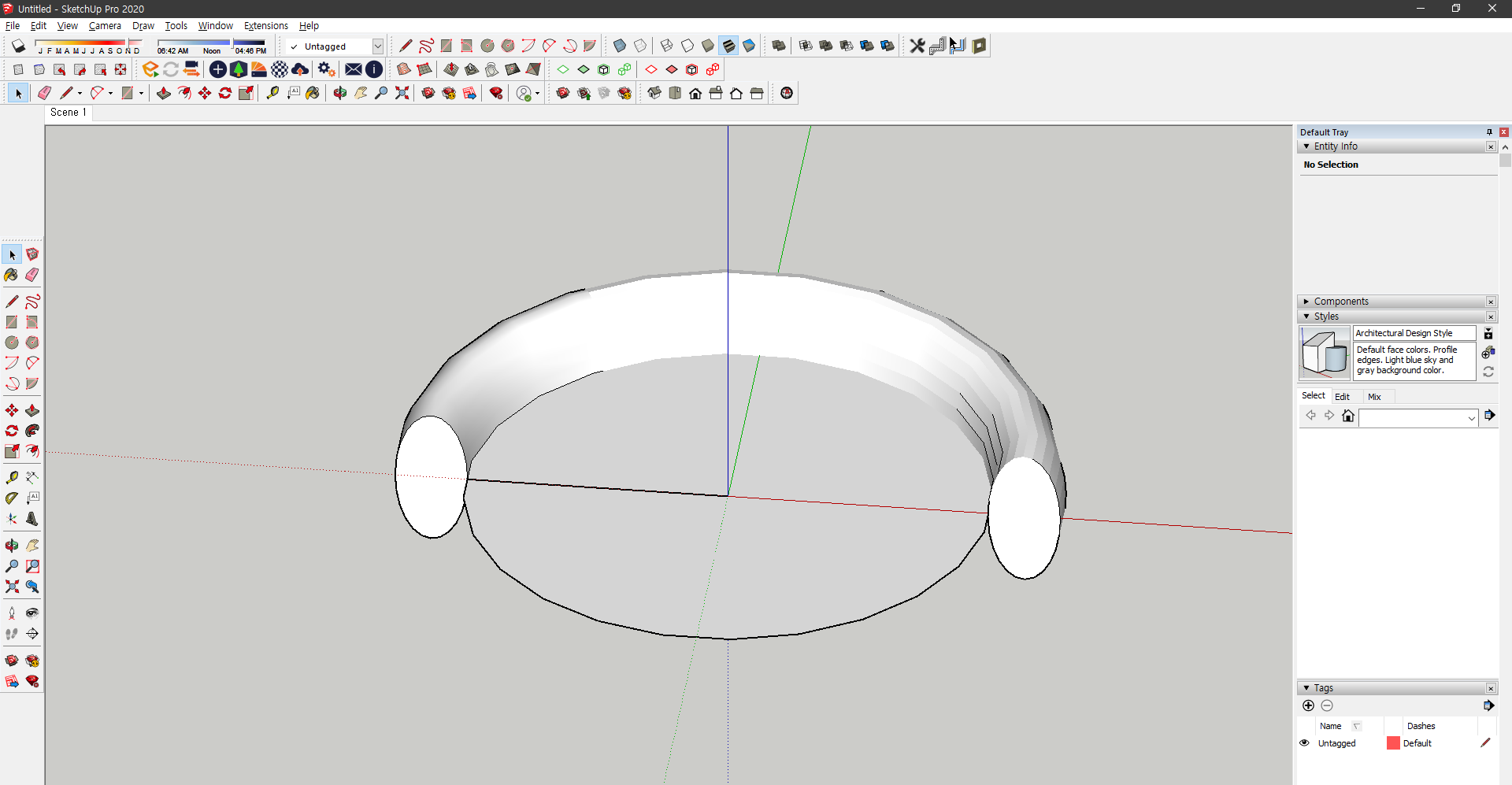스케치업 Follow me
