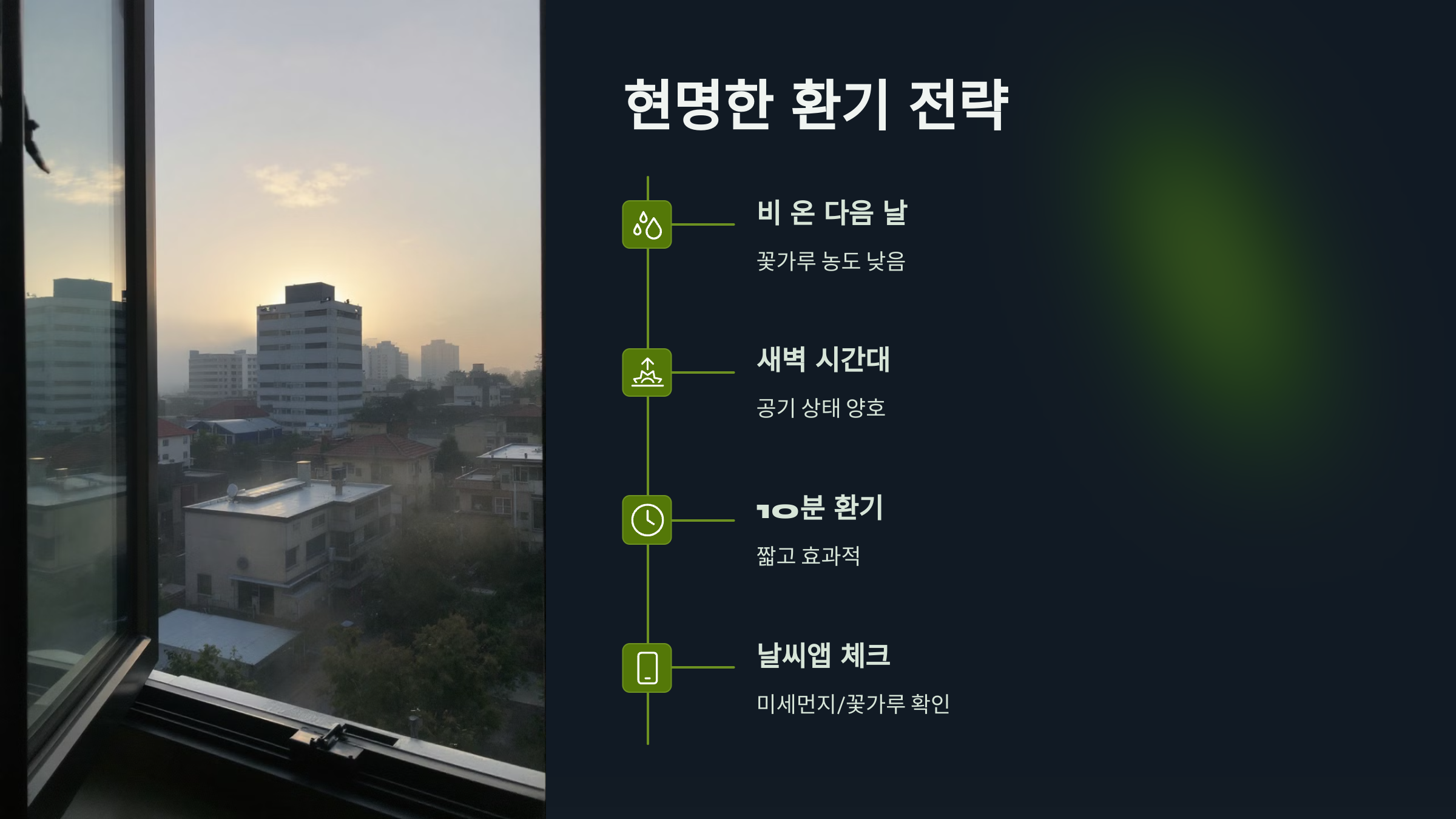 현명한 환기 전략