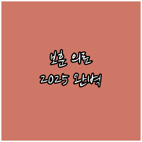 2025년 국가보훈 의료지원 상세 가..