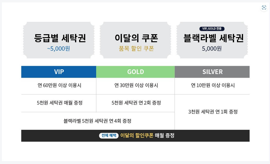 크린토피아 세탁가격