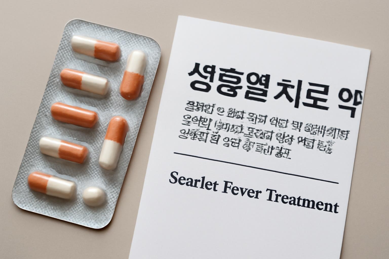 성홍열 치료 약