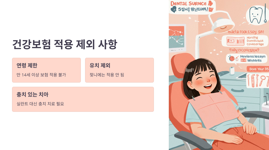 건강보험 적용이 안 되는 경우