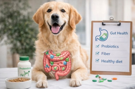 강아지 장 건강 관련 사진