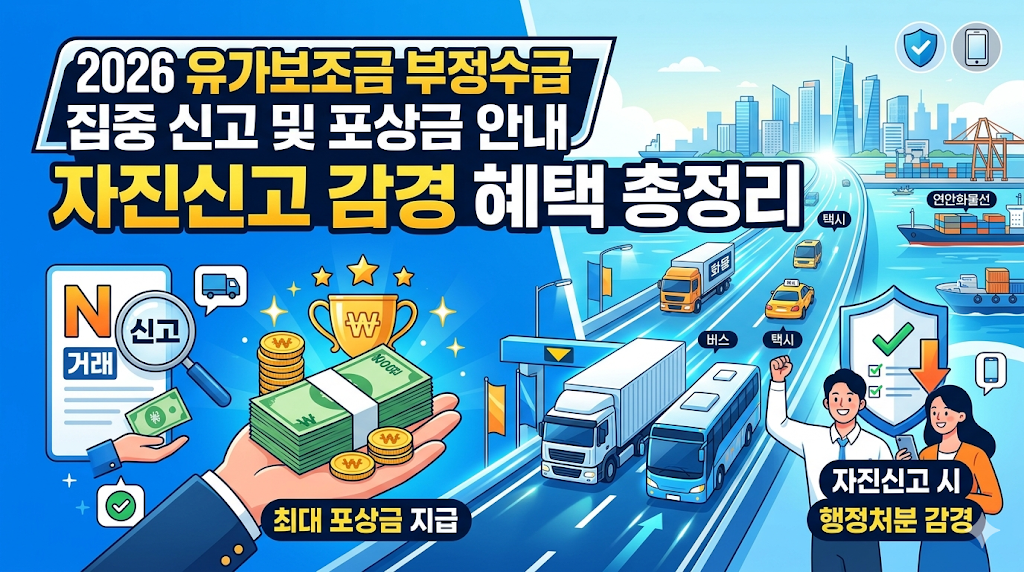 "나도 모르게 부정수급?" 유가보조금 위반 사례 총정리 및 행정처분 소명 방법