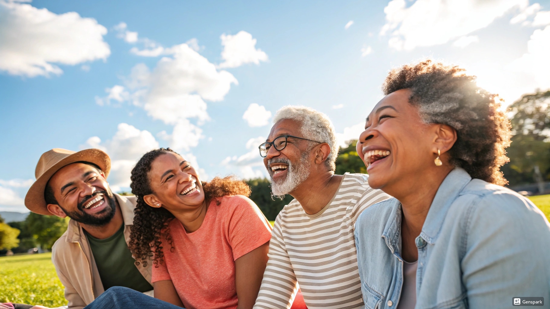 행복한 사람들 이미지