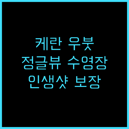 케란 리조트 우붓! 정글뷰 수영장과 ..