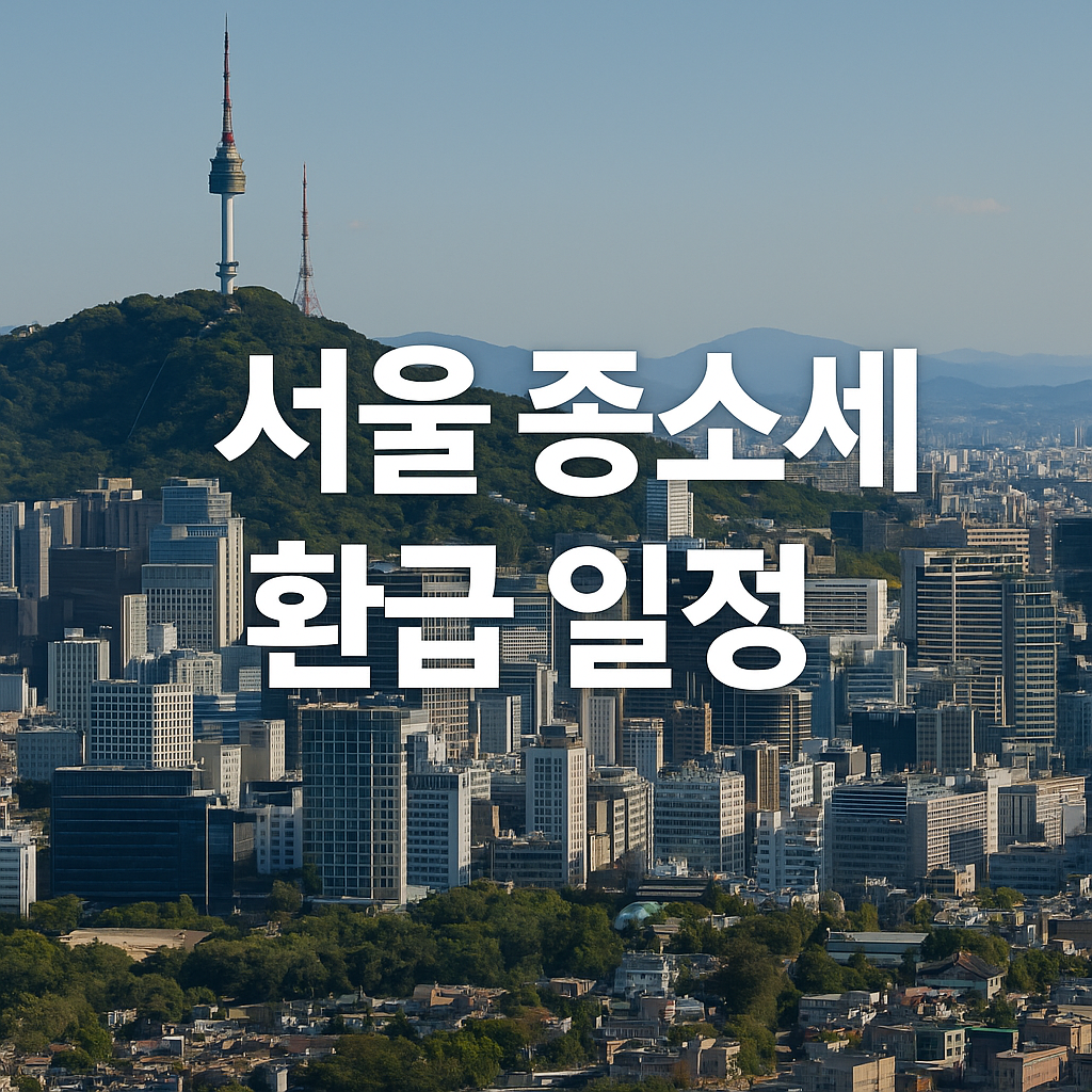 서울 종소세 환급 (홈택스, 입금일, 대처법)