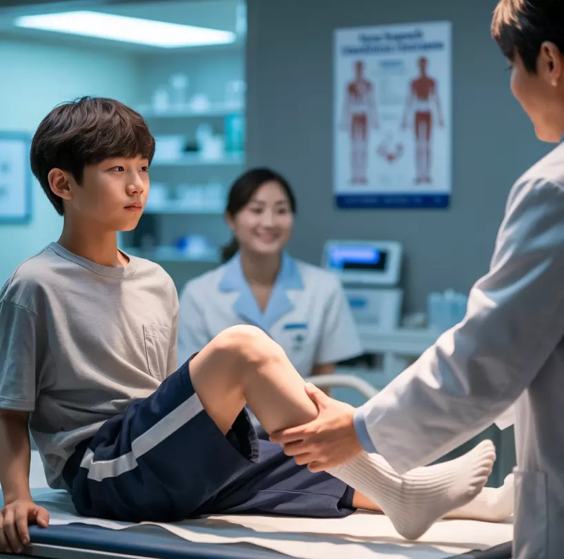 성장판 검사 이미지