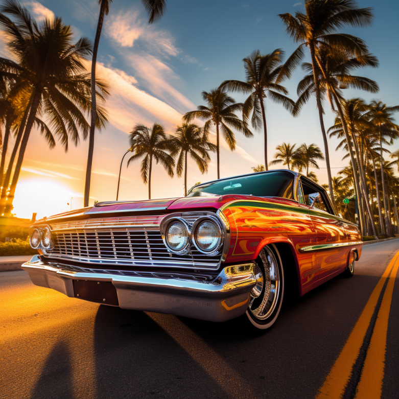 AI그림 - 자동차 배경