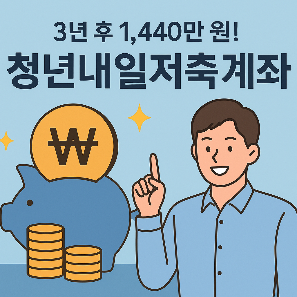 2025년 청년내일저축계좌 모집 시작! 월 10만 원으로 1,440만 원 만들기