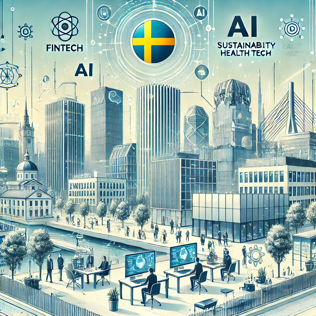 스웨덴 스타트업 기업들을 연상시키는 이미지