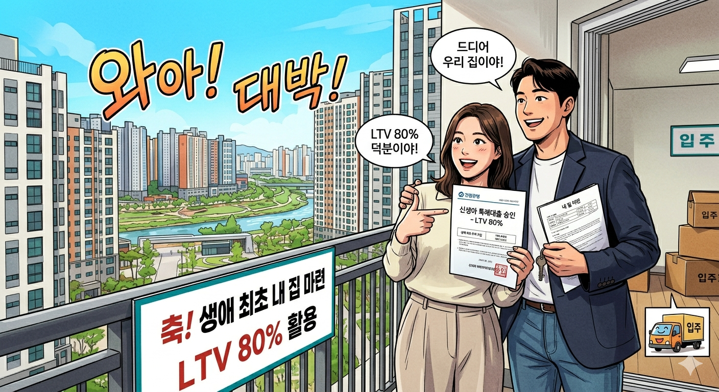 30대 생애 최초 주택구입 대출 한도와 LTV 기준