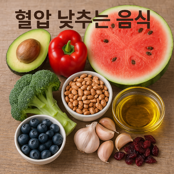 혈압 낮추는 음식