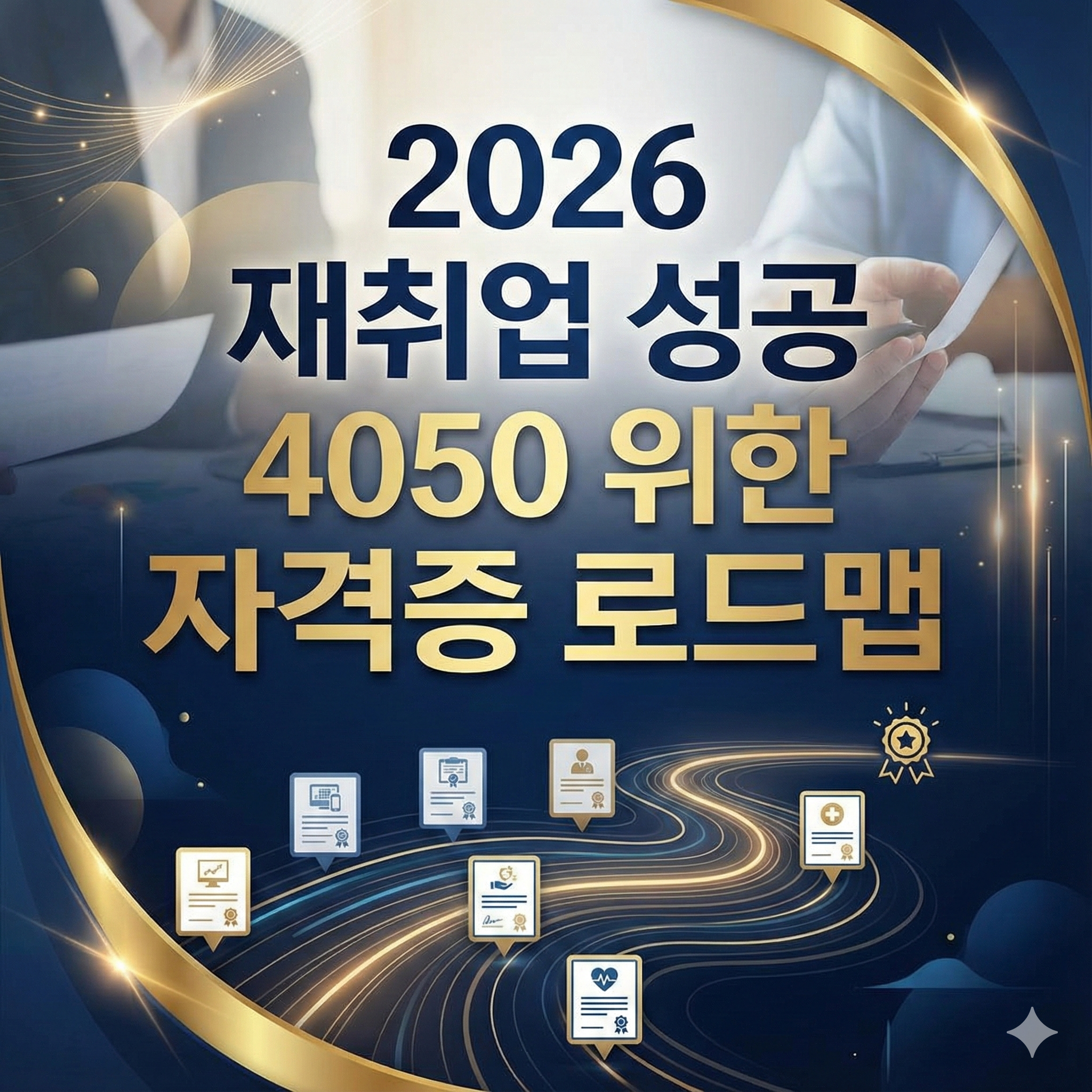 2026 재취업 성공 4050 위한 자격증 로드맵