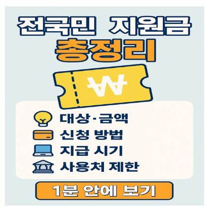 민생회복 지원금에 관한 글 보러 가기 링크 사진