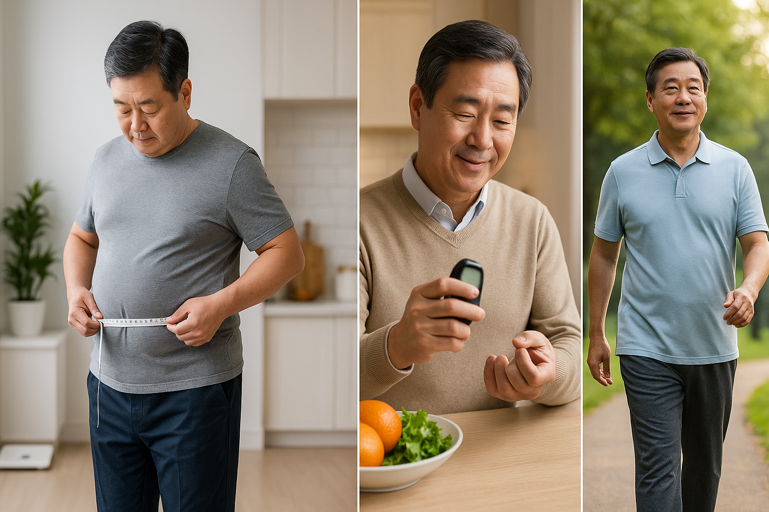 중년 체중관리와 혈당 조절