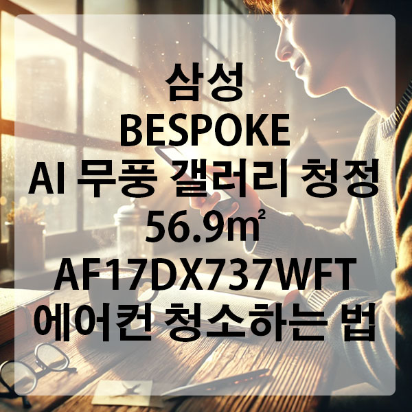 삼성 BESPOKE AI 무풍 갤러리 청정 56.9㎡ AF17DX737WFT 에어컨 청소하는 법