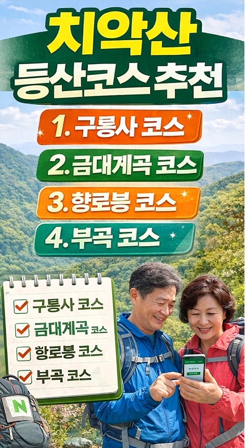 치악산 등산코스 추천 BEST 4