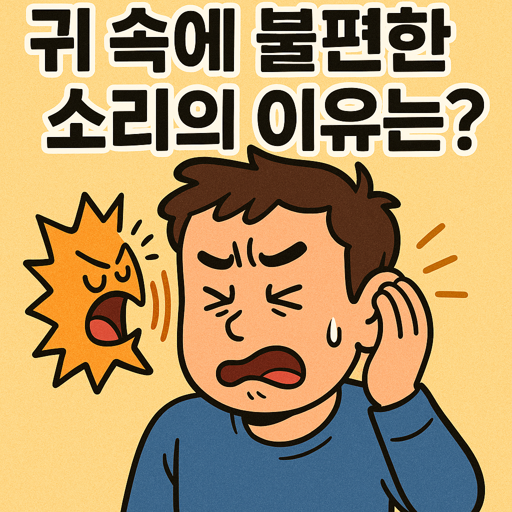 귀 속에 이상한 소리가 나는 이유