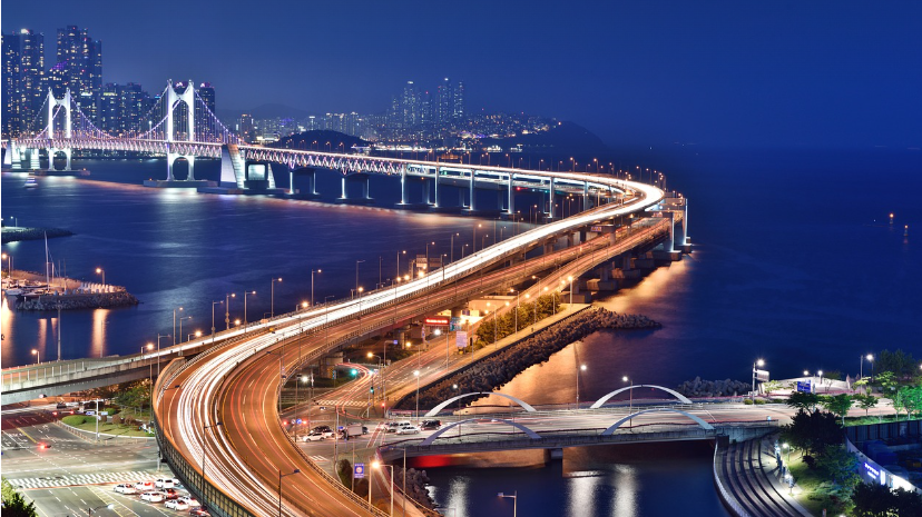 부산 야경 사진