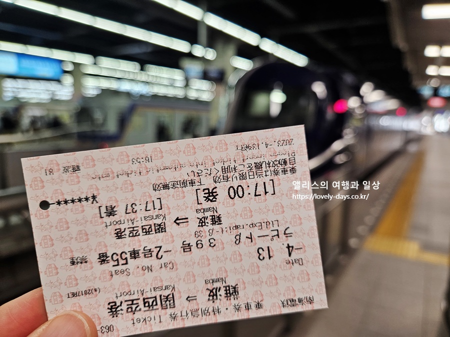 라피트 특급열차 간사이 공항에서 난바역 위치 시간표 가격 예약방법 정리