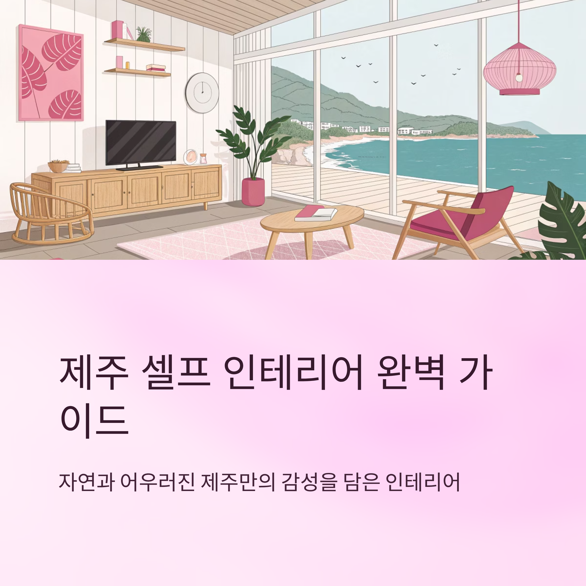 제주 셀프 인테리어 방법