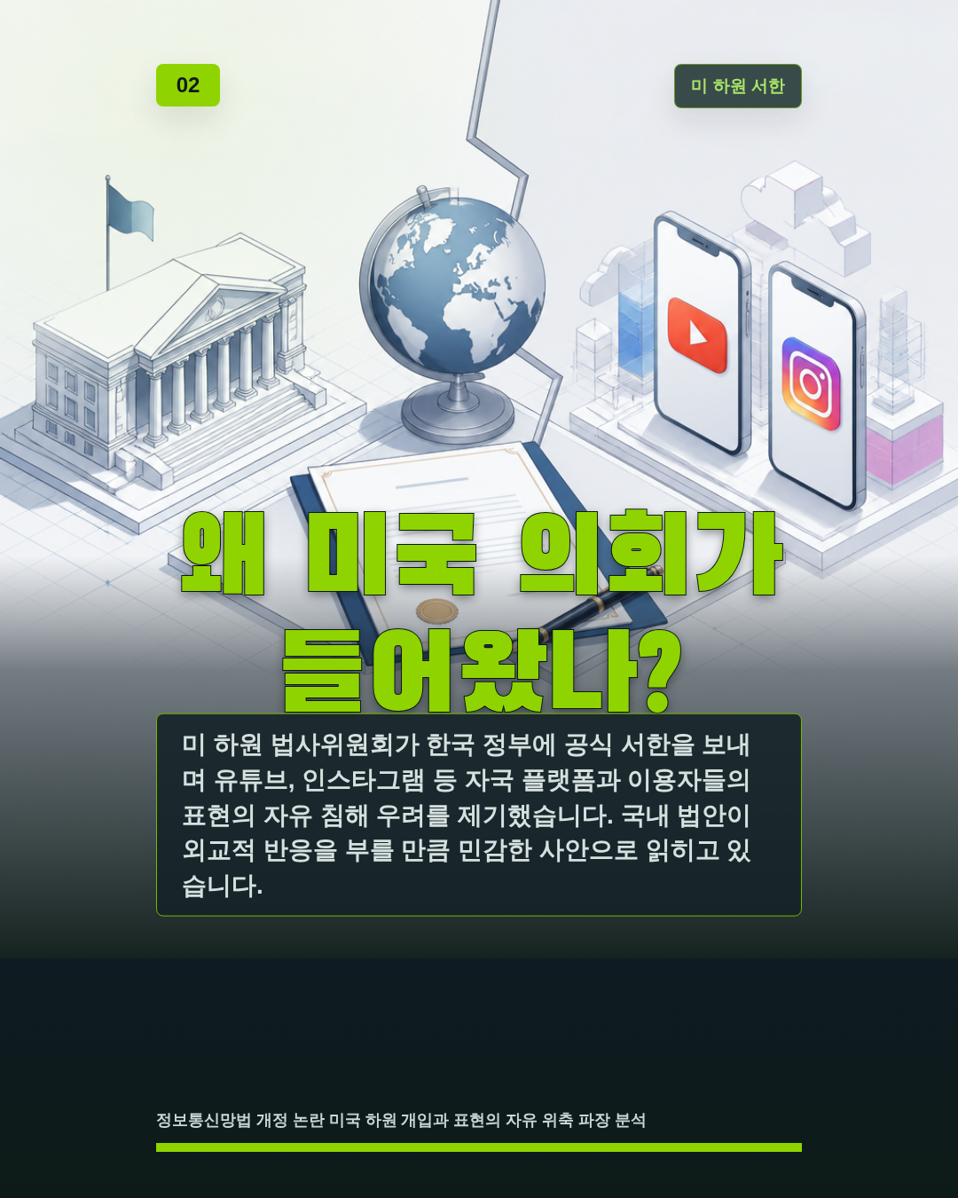 왜 미국 의회가 들어왔나?