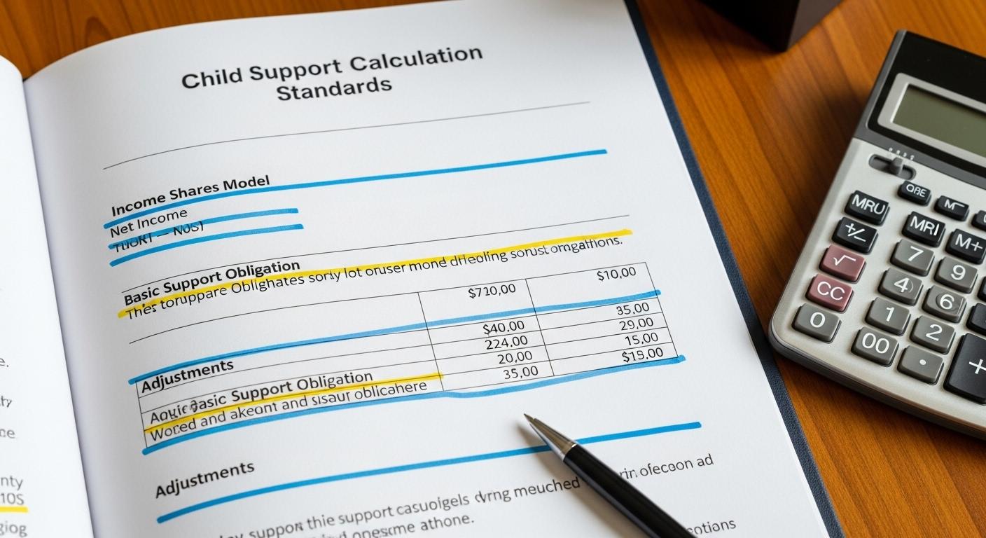양육비산정기준표