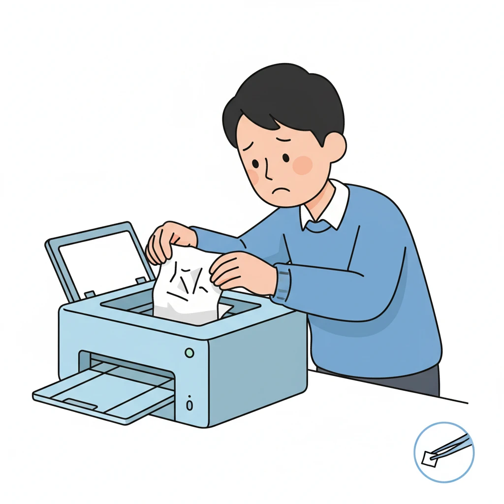 프린터 용지걸림 해결 방법과 안전하게..