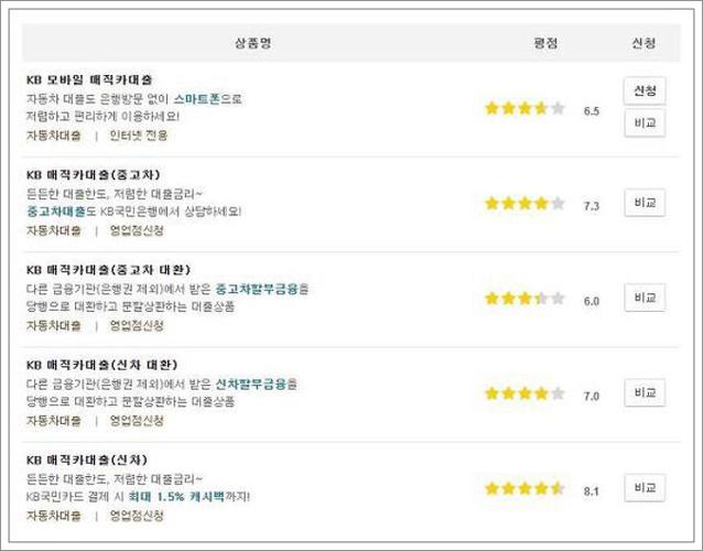 국민은행 자동차대출