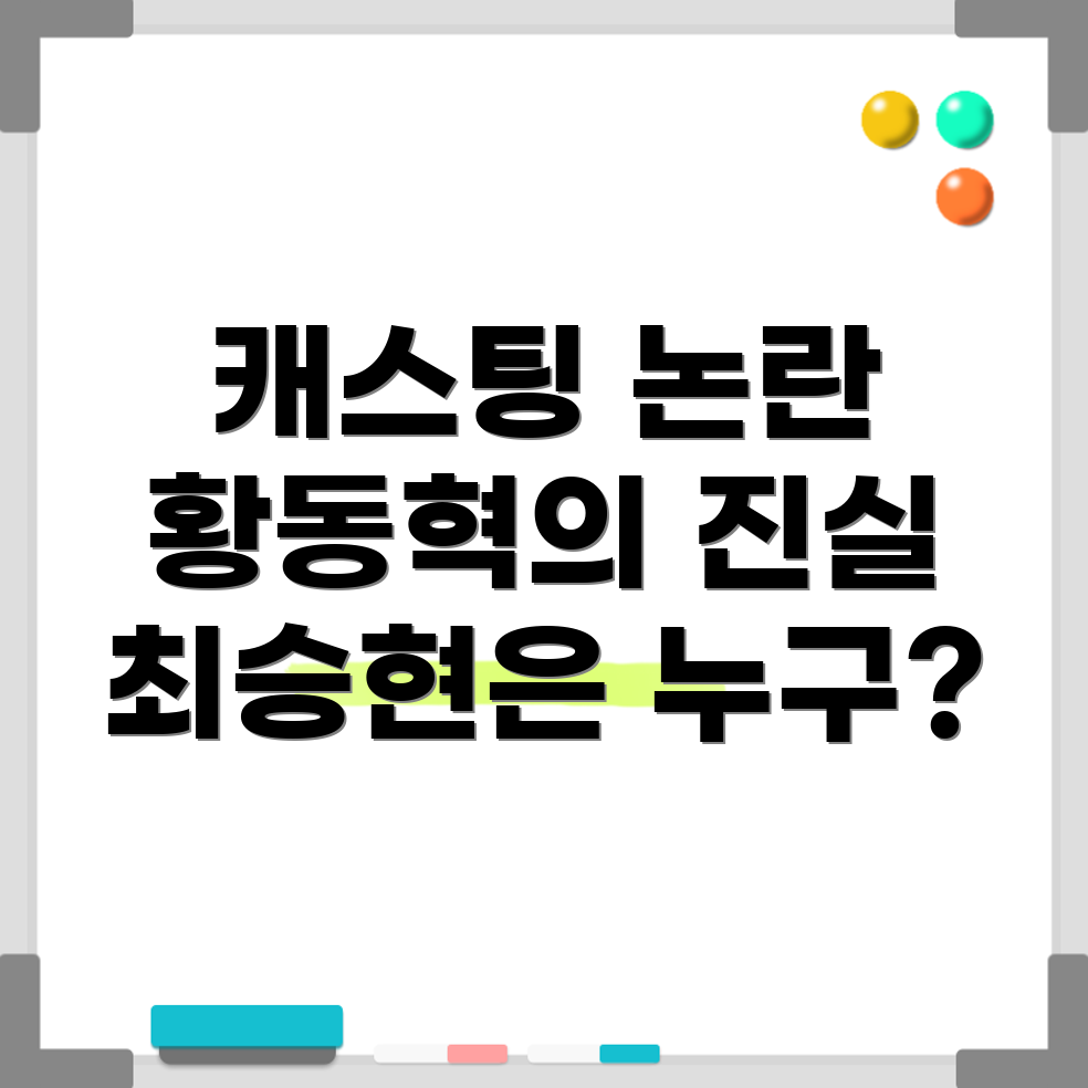 최승현 캐스팅 논란